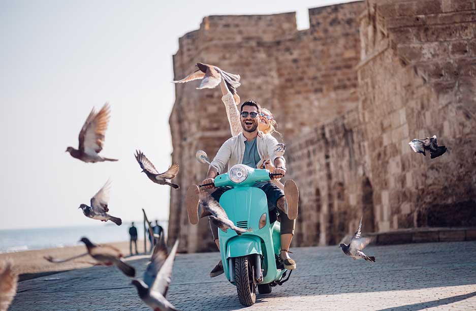 Explore Italy by scooter